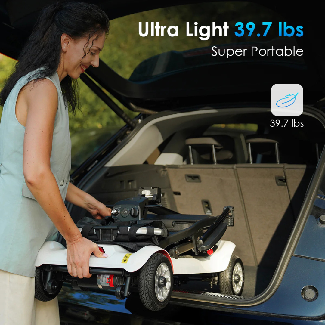 Paiseec D3 Lightweight Mobility Scooter - FAA Approved - primehubstore.shop Mobility Scooters