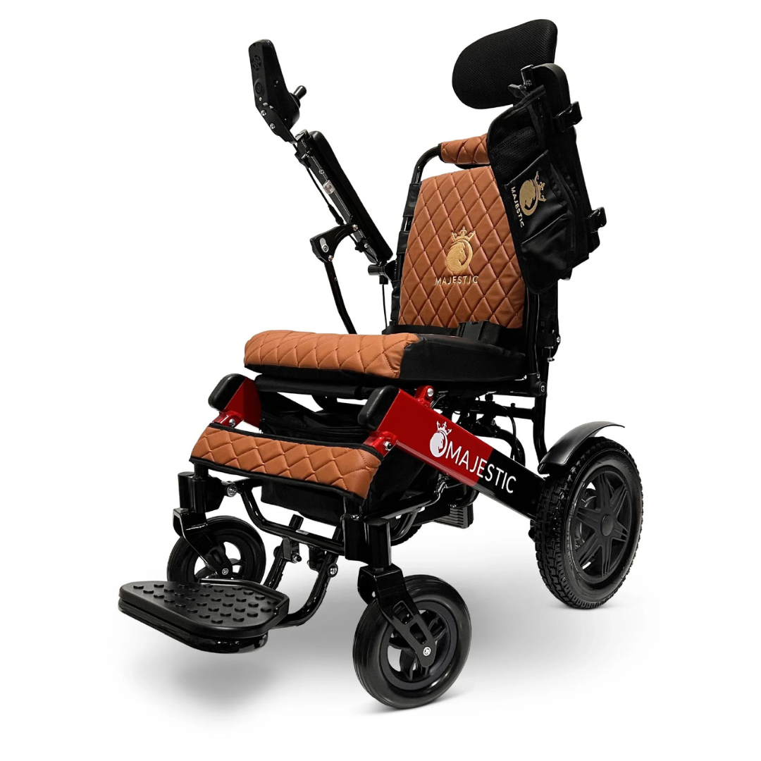 ComfyGo MAJESTIC IQ-9000 Lightweight Folding Power Wheelchair - primehubstore.shop Power Chairs