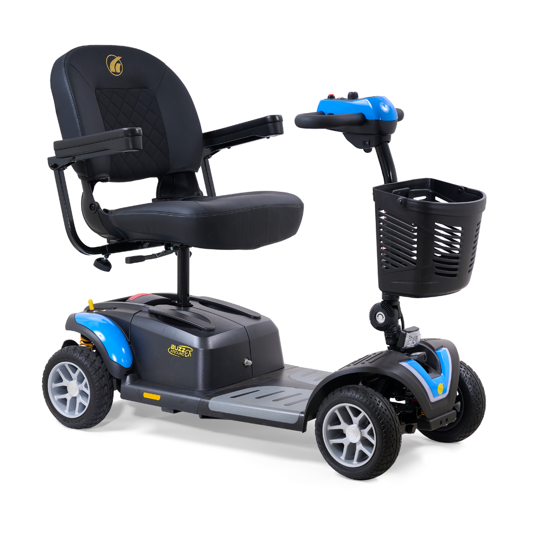 Golden Tech GB148D BuzzAround EX Extreme 4-Wheel Heavy Duty Long Range Travel Scooter