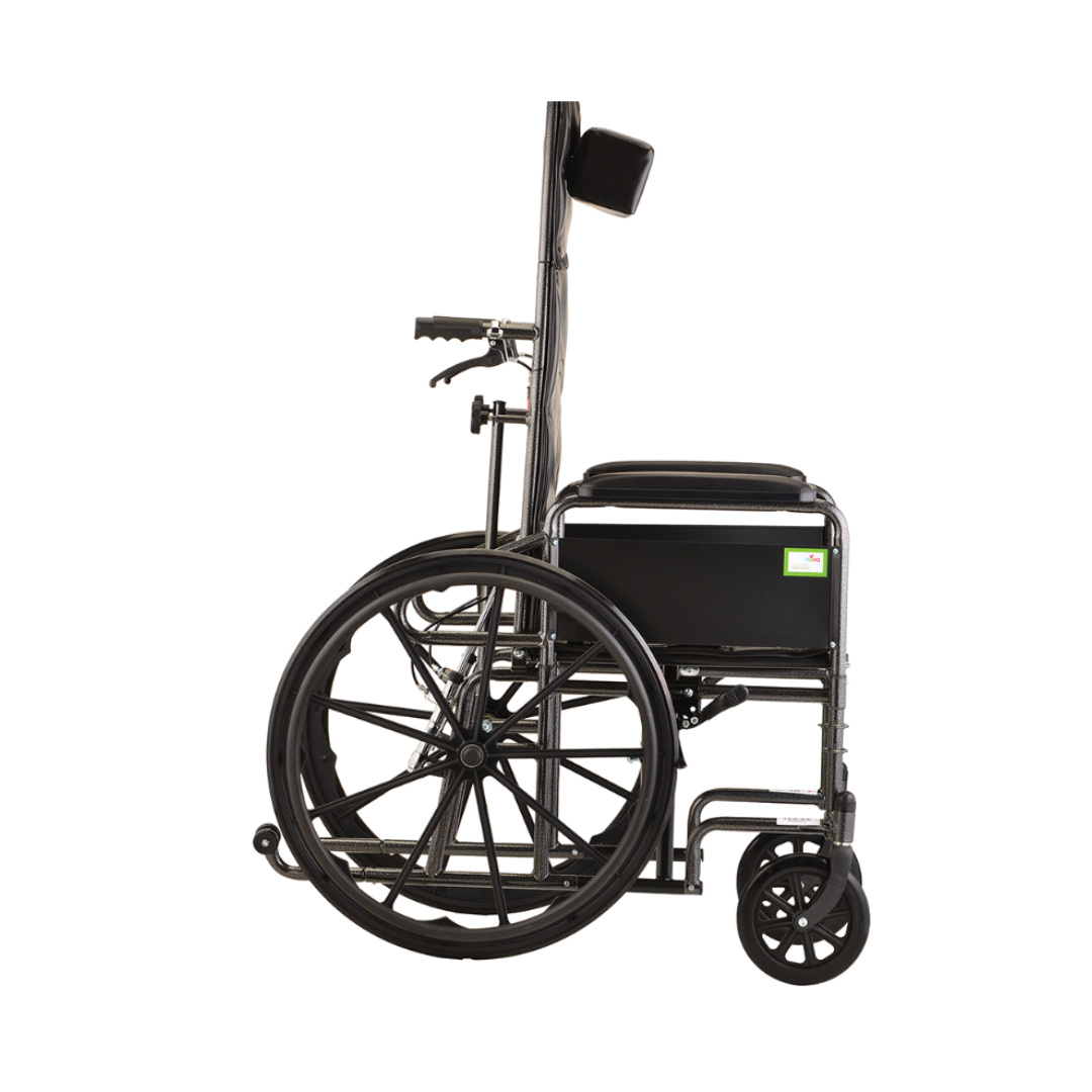 Nova Medical 6160 Reclining Wheelchair with Full Arms & Elevating Leg Rests - primehubstore.shop Wheelchairs