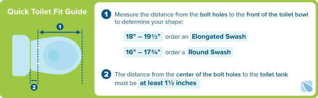 Brondell Swash 1400 Luxury Bidet Toilet Seat with Dual Nozzles and Nanotechnology Sterilization - primehubstore.shop Bidets