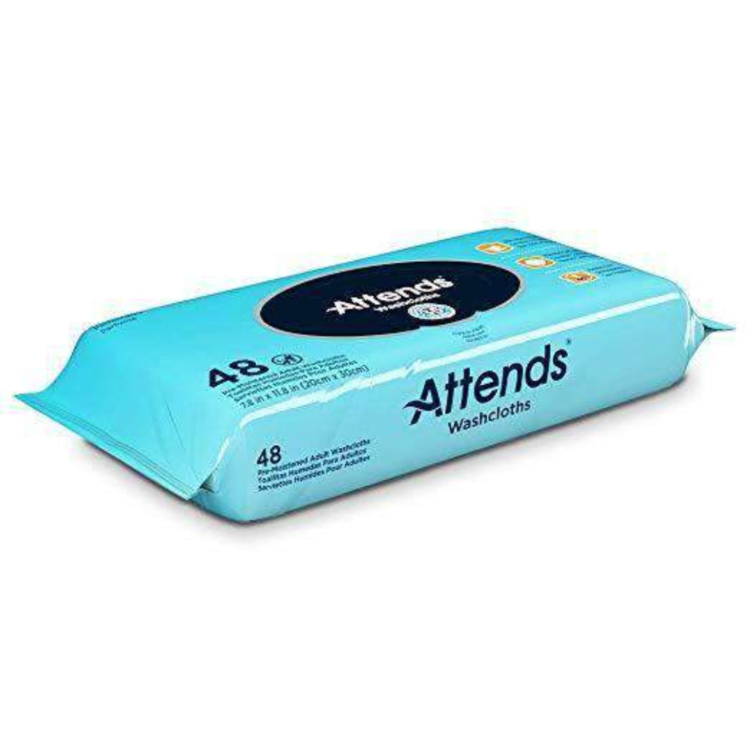 Attends Scented Hypoallergenic Washcloths for Adult Incontinence Care - Latex and Alcohol Free - Case - primehubstore.shop Incontinence