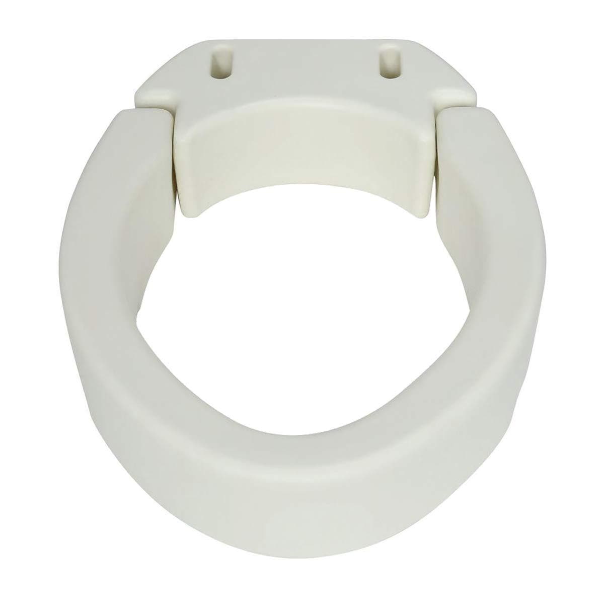 Carex Elongated Hinged Toilet Seat Riser - Adds 3.5 Inches of Toilet Lift - primehubstore.shop Toilet Seat Risers