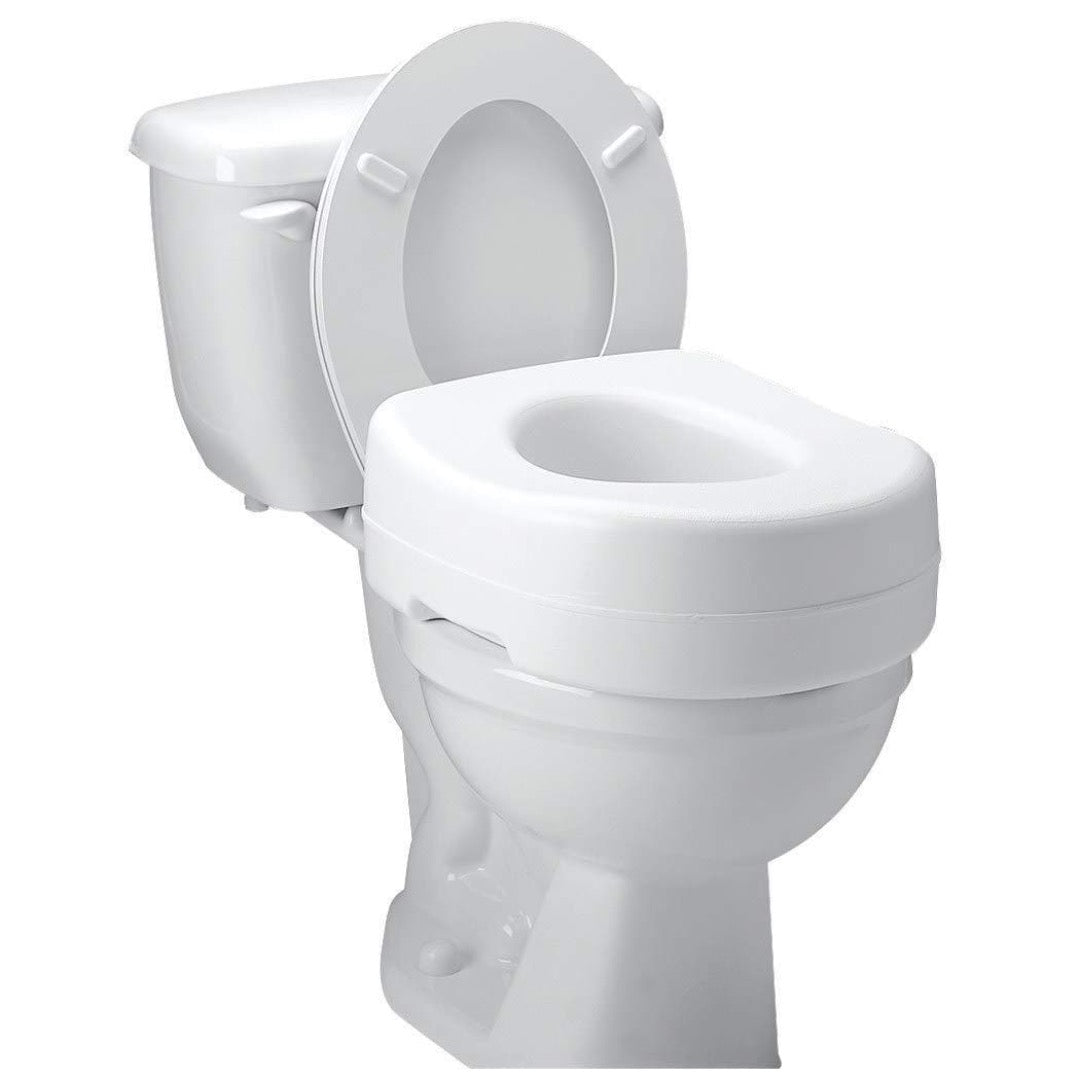 Carex Raised Toilet Seat For Standard & Elongated - Adds 5 Inches - primehubstore.shop Raised Toilet Seats