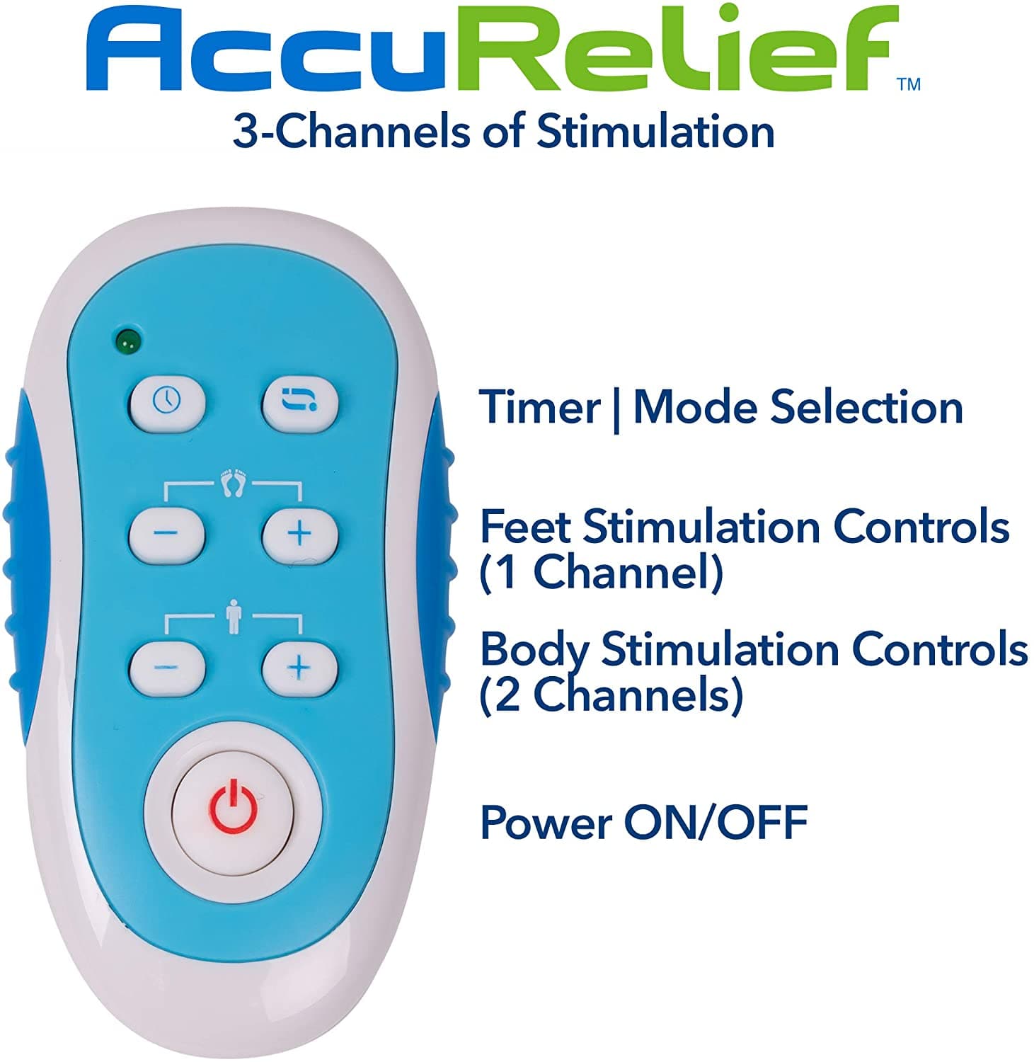 AccuRelief Ultimate Foot Circulator with Remote - EMS Muscle Stimulator - Open Box - primehubstore.shop Pain Management