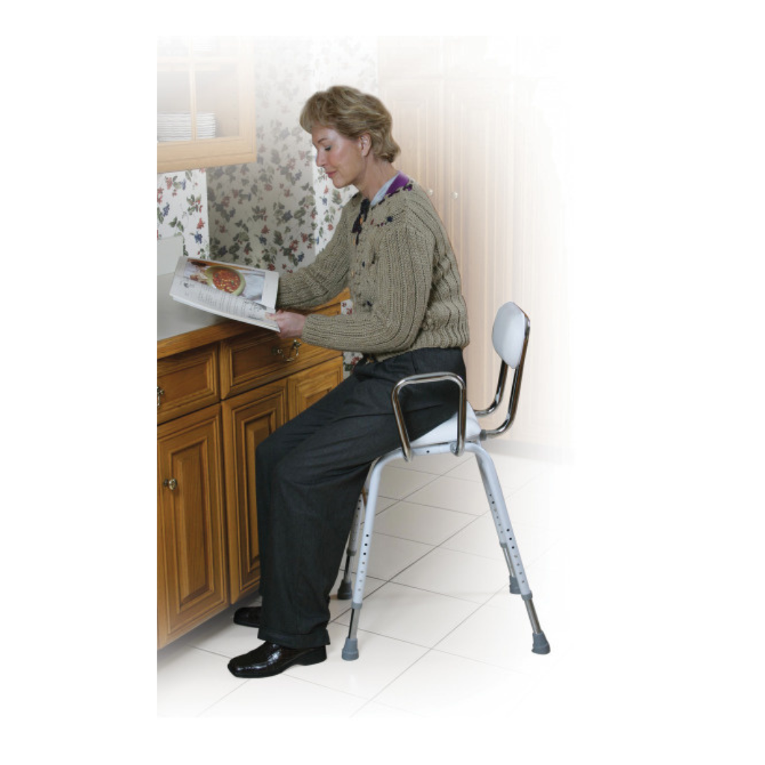 Drive Medical All-Purpose Stool with Adjustable Arms - primehubstore.shop