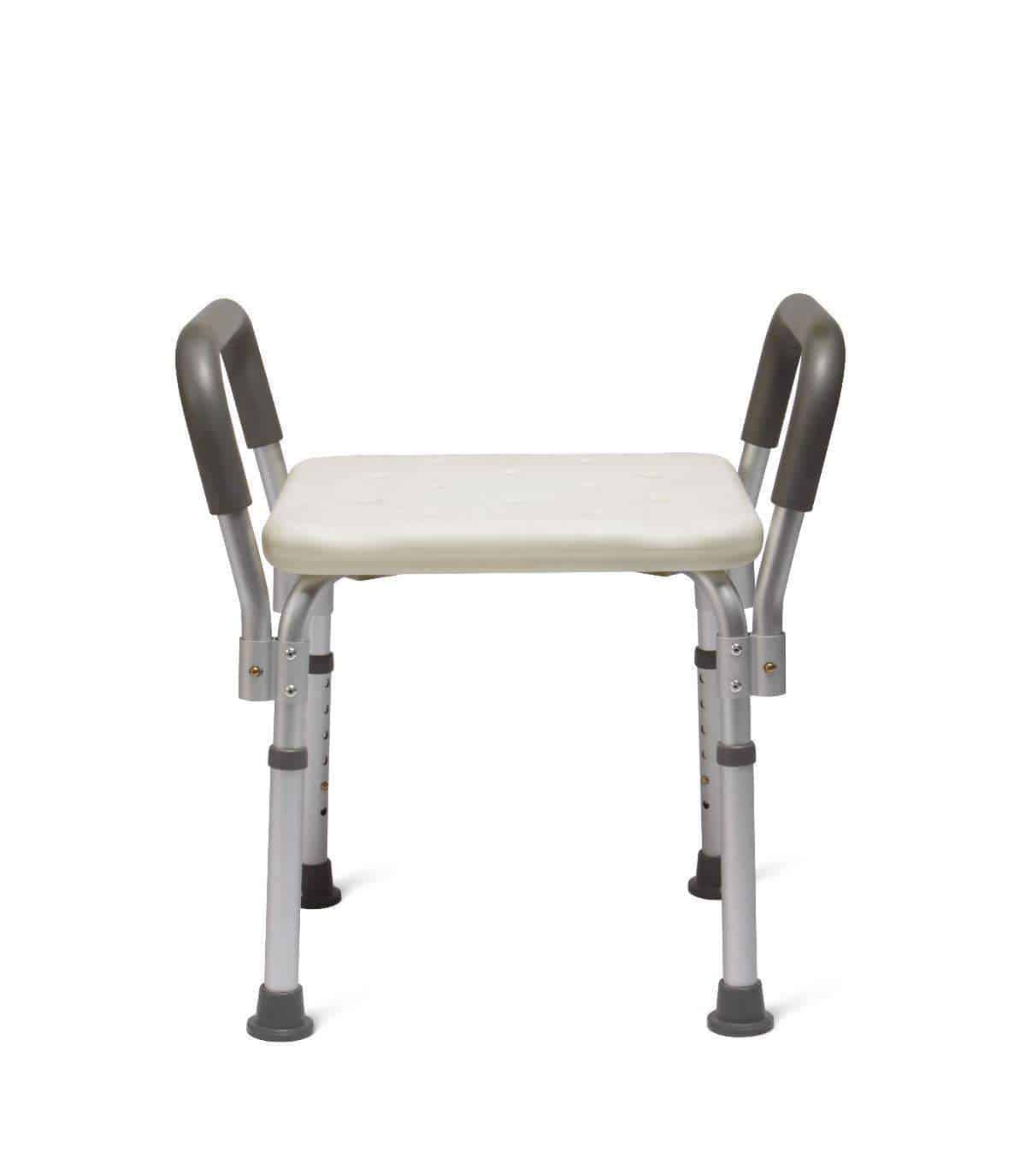 Medline Lightweight Tool-Free Knockdown Bath Benches with Padded Arms - primehubstore.shop Bath Benches & Seats