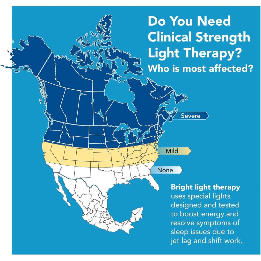 Carex Day-Light Classic Plus Bright LED Light Therapy Lamp - Sun Lamp Mood Light - primehubstore.shop Mood Lights