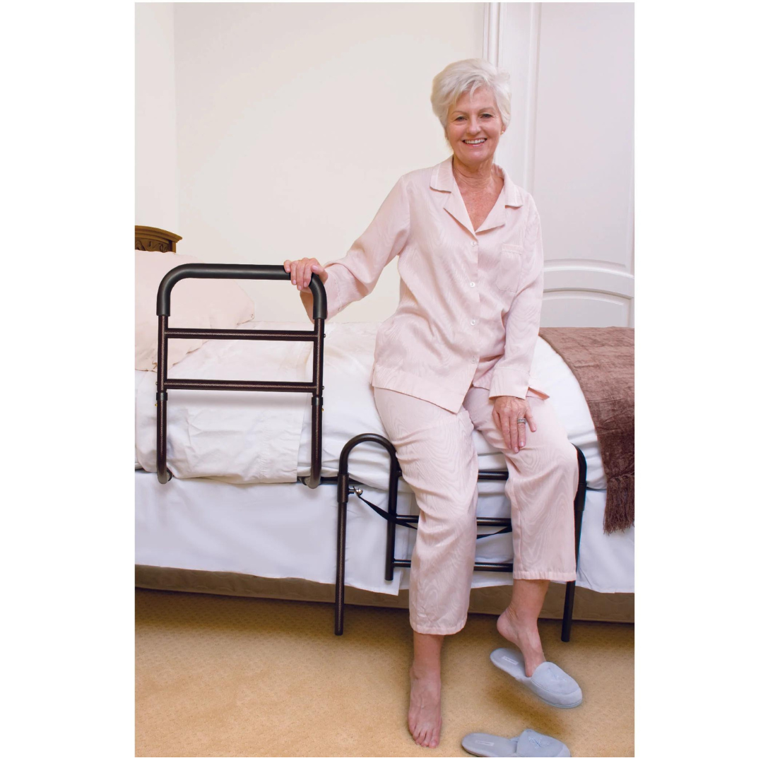 Carex Easy-Up Bed Safety Rails - Combination Fall Prevention Safety Rails - primehubstore.shop Bed Rails