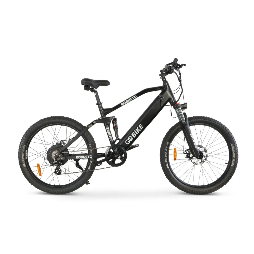 ComfyGo ROBUSTO Electric Mountain Bike with Front and Rear Suspension - primehubstore.shop Electric Bikes