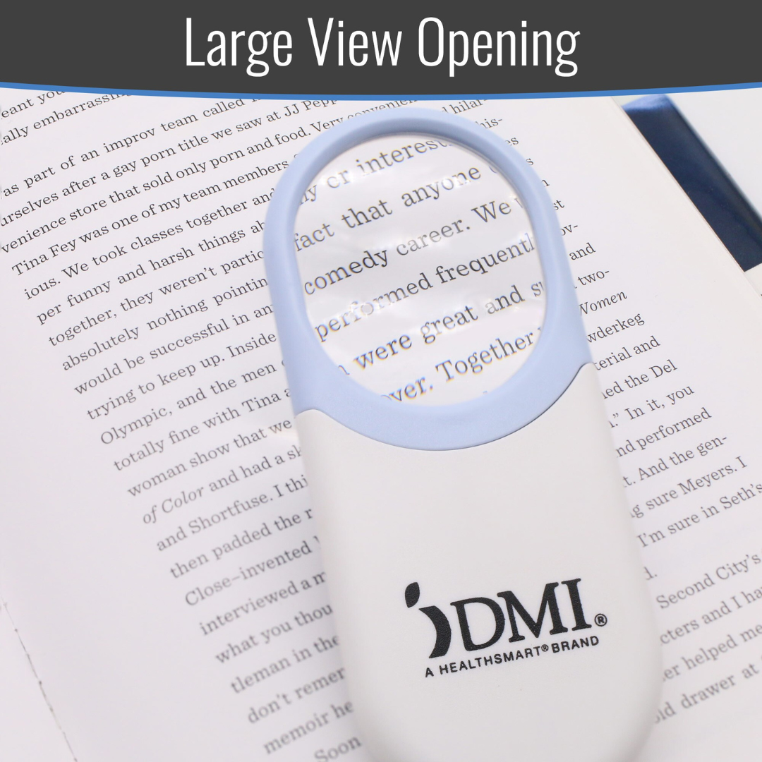 DMI LED Magnifying Glass with Light - Extendable Length - primehubstore.shop Handheld Magnifiers