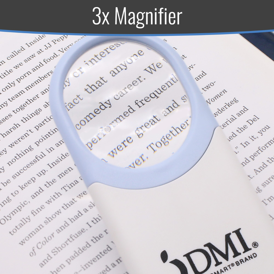 DMI LED Magnifying Glass with Light - Extendable Length - primehubstore.shop Handheld Magnifiers