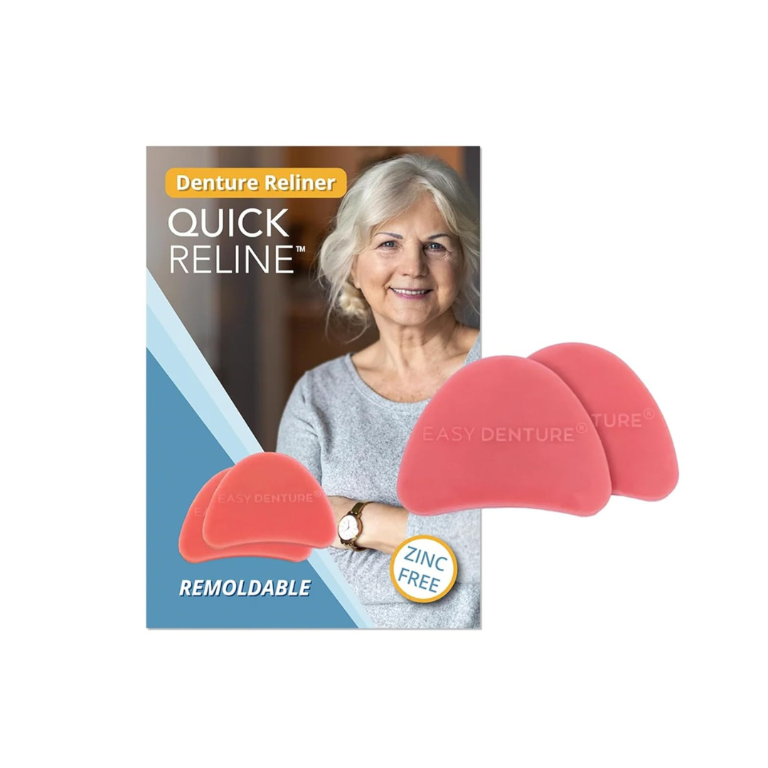 Quick Reline™ (Boil & Fit) Denture Reliner Kit - Pack of 2 - by Easy Denture - primehubstore.shop Denture Adhesives
