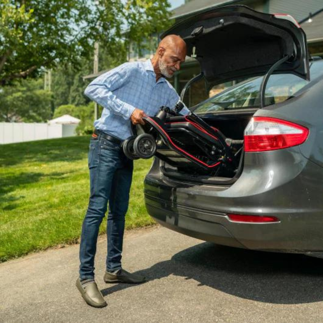 Feather Chair Featherweight 4-Wheel Power Mobility Scooter - Airline Approved - primehubstore.shop Scooters