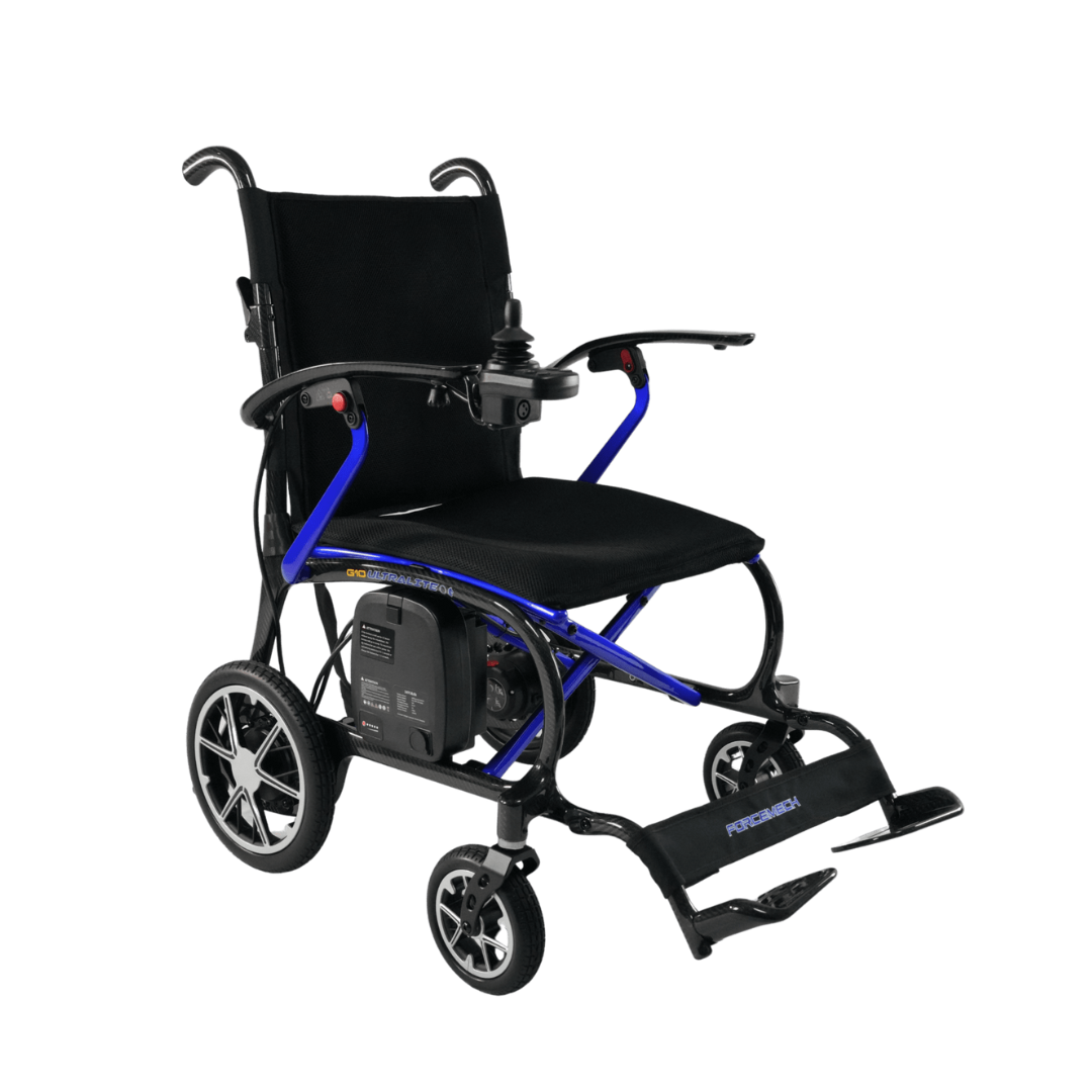 Forcemech Ultralite G10 Carbon Fiber Power Wheelchair - primehubstore.shop Power Chairs
