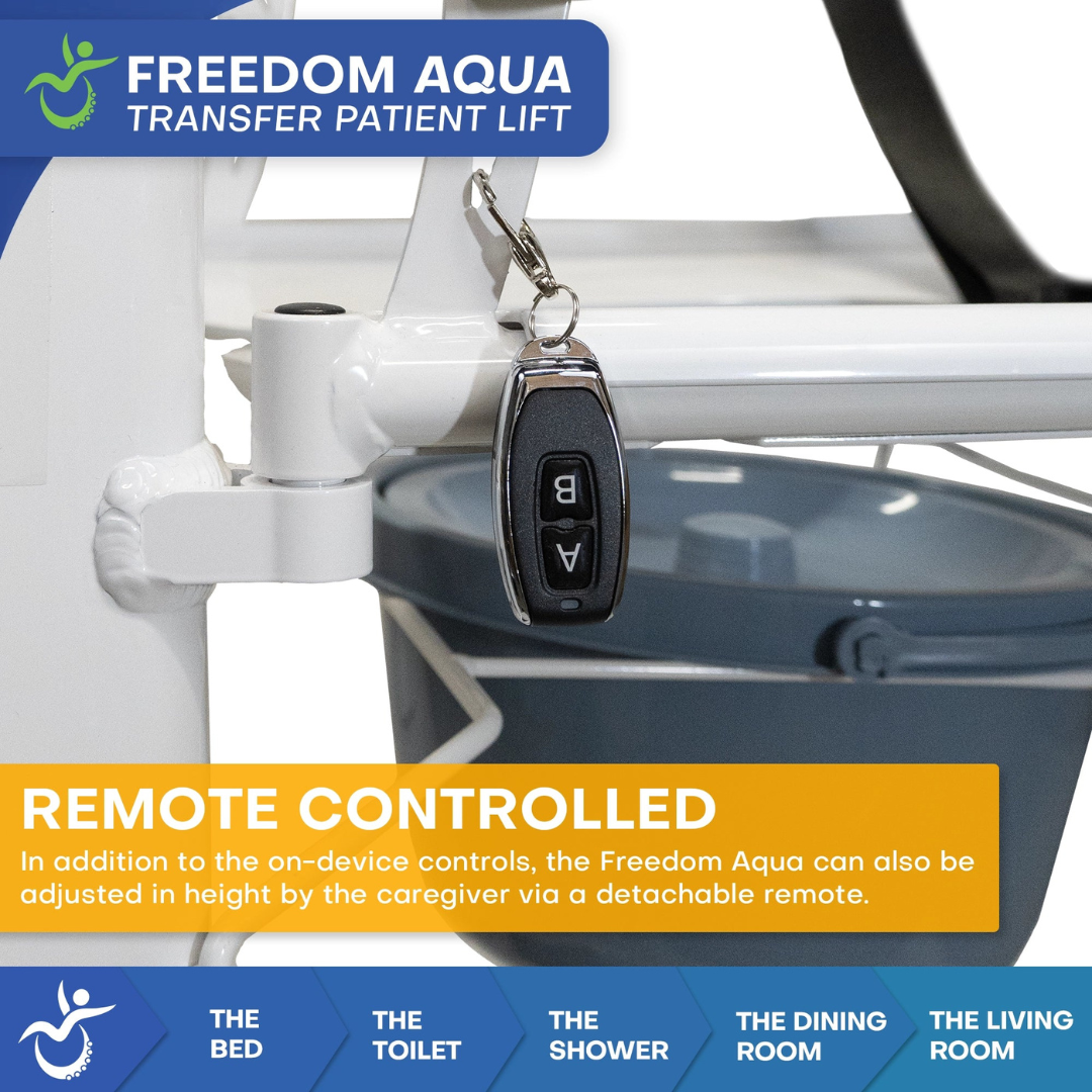 Freedom Aqua Electric Transfer Patient Lift - Waterproof Home Patient Transfer Chair - primehubstore.shop Patient Lifts