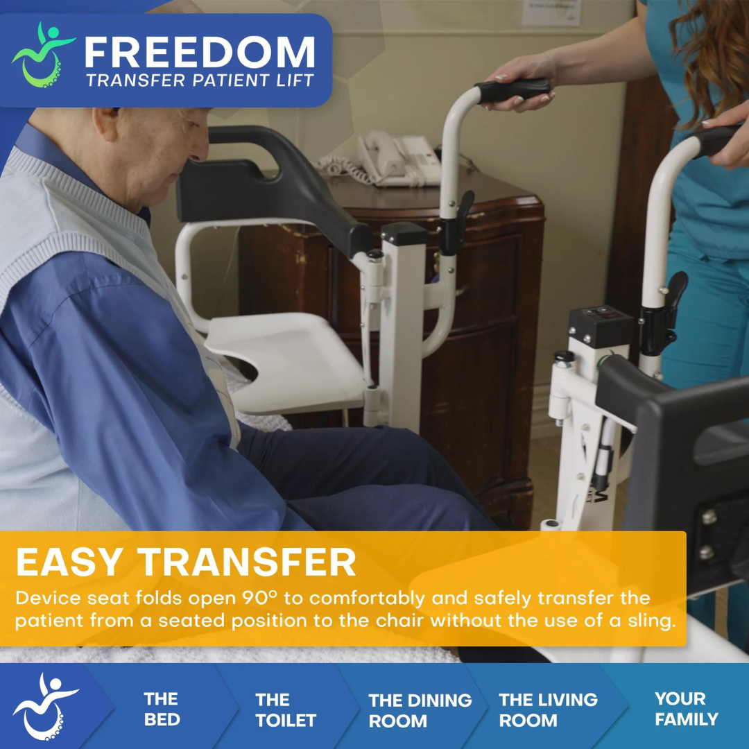 Freedom Electric Transfer Patient Lift - Complete Home Patient Transfer Chair - primehubstore.shop Patient Lifts