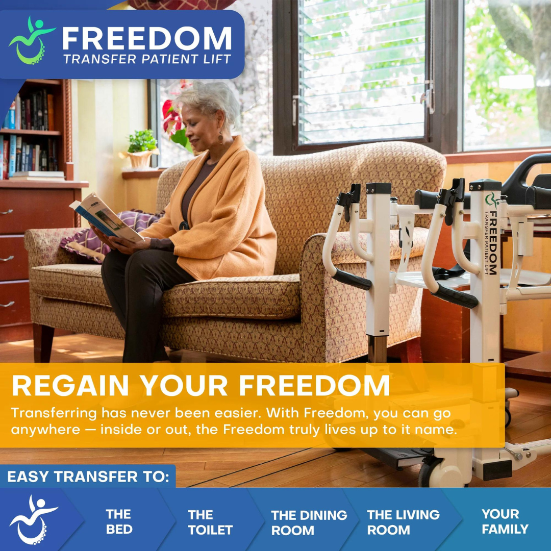 Freedom Electric Transfer Patient Lift - Complete Home Patient Transfer Chair - primehubstore.shop Patient Lifts