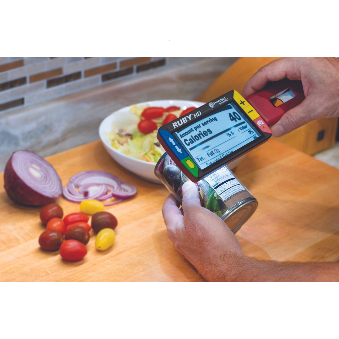 Freedom Scientific Ruby HD Portable Low Vision Video Magnifier - primehubstore.shop Handheld Video Magnifiers