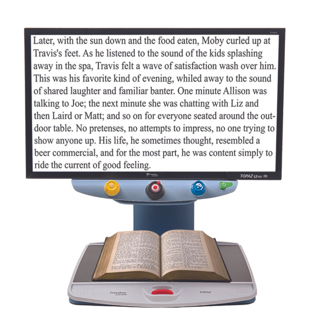Freedom Scientific TOPAZ OCR Video Magnifier & Text-To-Speech - primehubstore.shop Desktop Vision Magnifiers