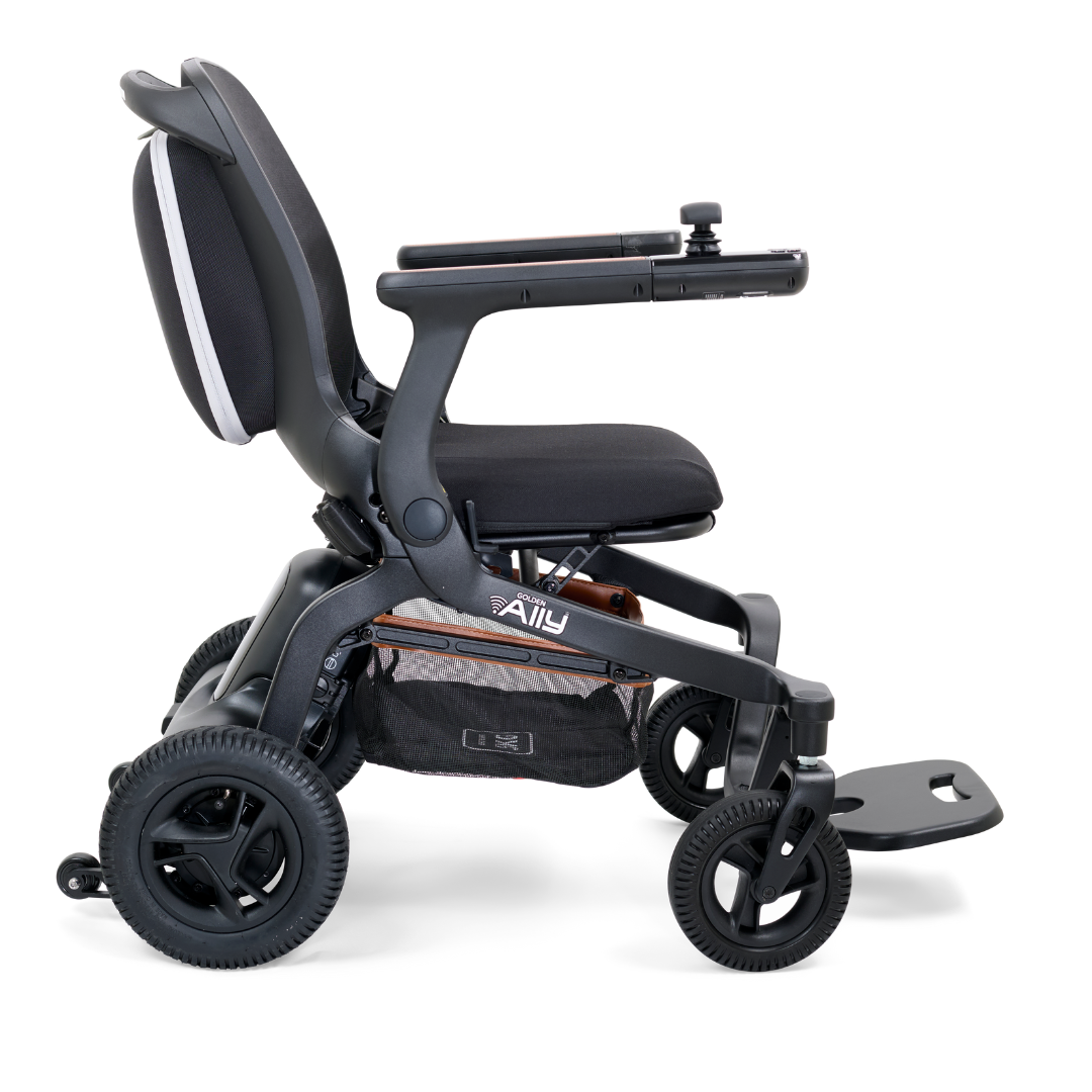 Golden Tech GP303A Ally Lightweight Folding Electric Smart Chair - primehubstore.shop Power Chairs