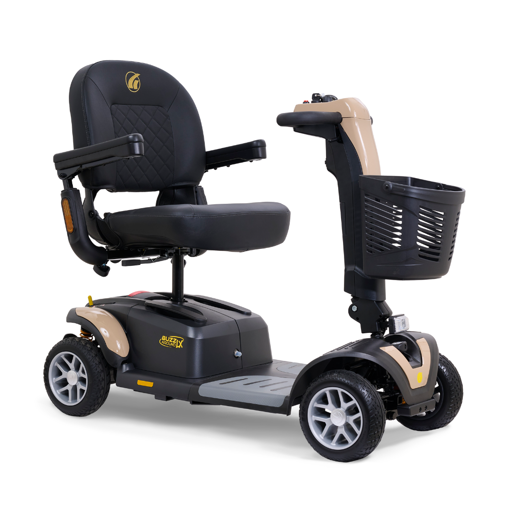 Golden Tech GP149A Buzzaround LX Extreme Luxury Full Size Travel Mobility Scooter - 4 Wheel - primehubstore.shop Scooters