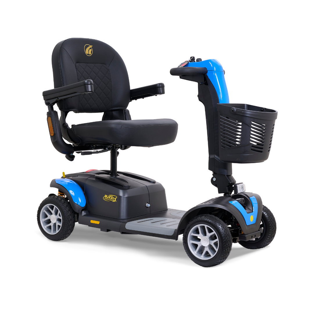 Golden Tech GP149A Buzzaround LX Extreme Luxury Full Size Travel Mobility Scooter - 4 Wheel - primehubstore.shop Scooters
