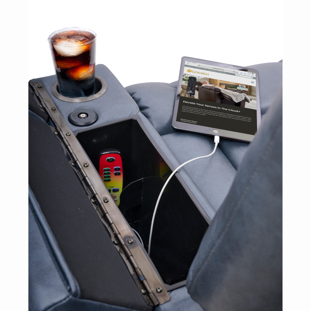 Golden Tech PR447 Rhea Assisted Lift Chair with Twilight & Nirvana Massage - primehubstore.shop