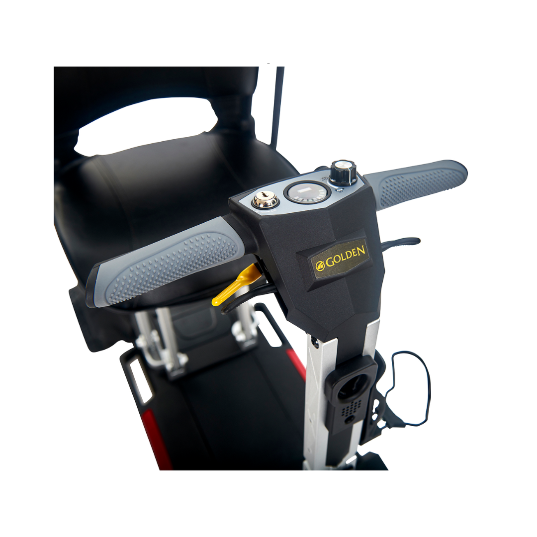 Golden Tech GB120-Bundle Buzzaround Carry-On Folding Travel Scooter with Travel Battery - primehubstore.shop Scooters