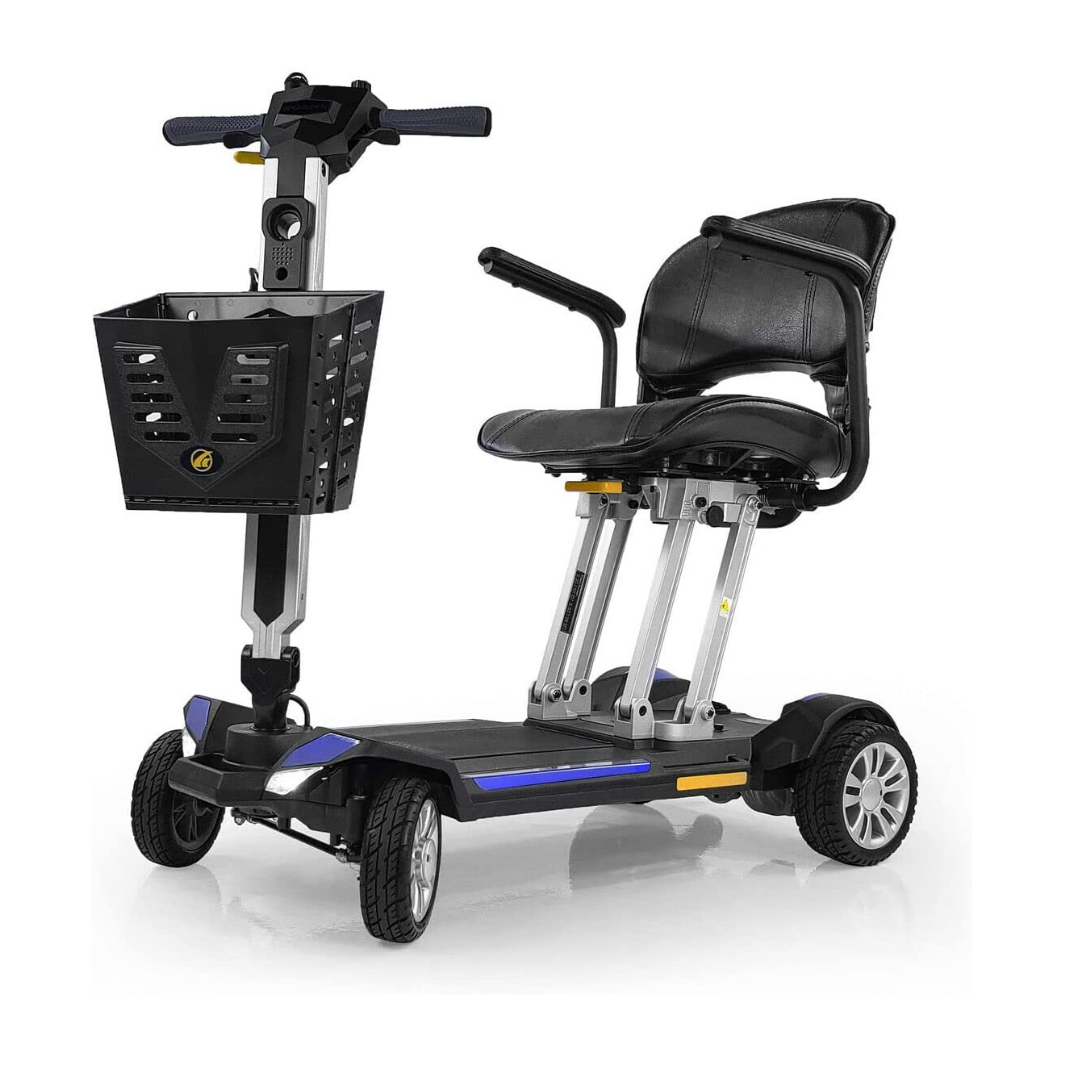 Golden Tech GB120-BC Buzzaround Carry-On Travel Scooter with Travel Battery and Protective Case - primehubstore.shop Scooters