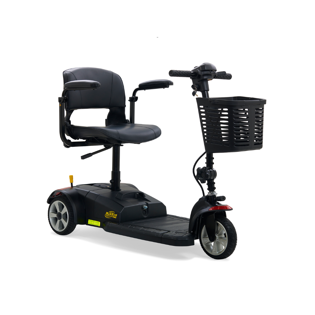 Golden Tech GB107D Buzzaround LT 3-Wheel Power Scooter-Red - primehubstore.shop Scooters