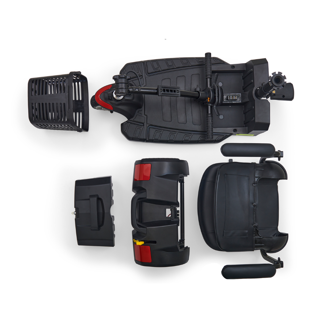 Golden Tech GB107D Buzzaround LT 3-Wheel Power Scooter-Red - primehubstore.shop Scooters