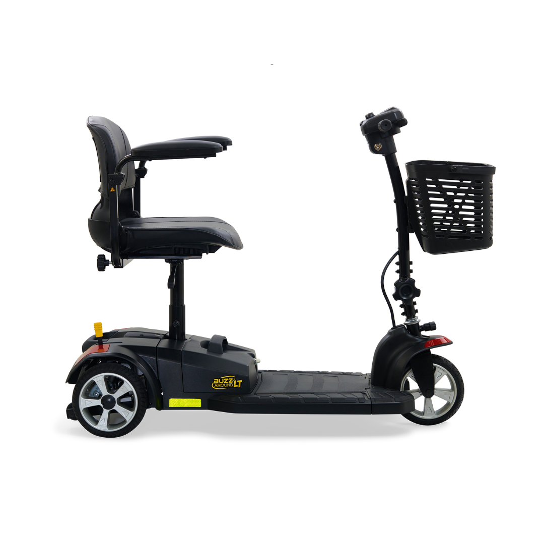 Golden Tech GB107D Buzzaround LT 3-Wheel Power Scooter-Red - primehubstore.shop Scooters