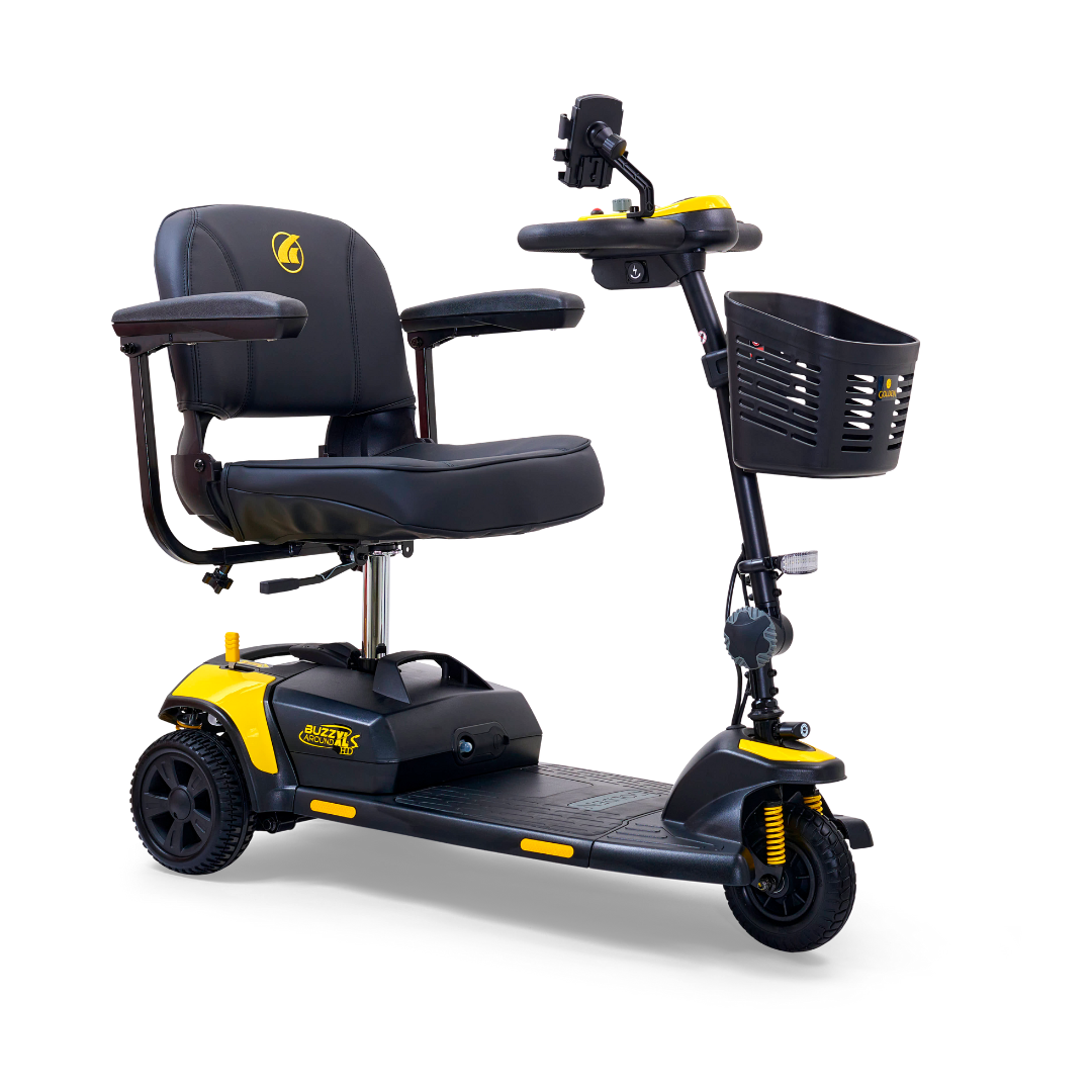 Golden Tech Buzzaround XLS-HD 3-Wheel Portable Scooter with Suspension - primehubstore.shop Mobility Scooters