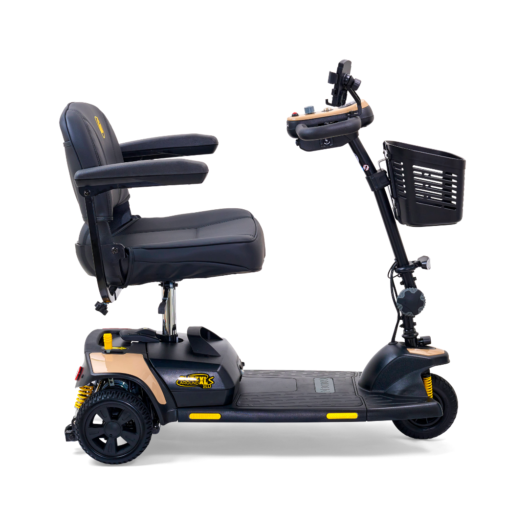 Golden Tech GB121B Buzzaround XLS-HD 3-Wheel Portable Scooter with Suspension - primehubstore.shop Mobility Scooters