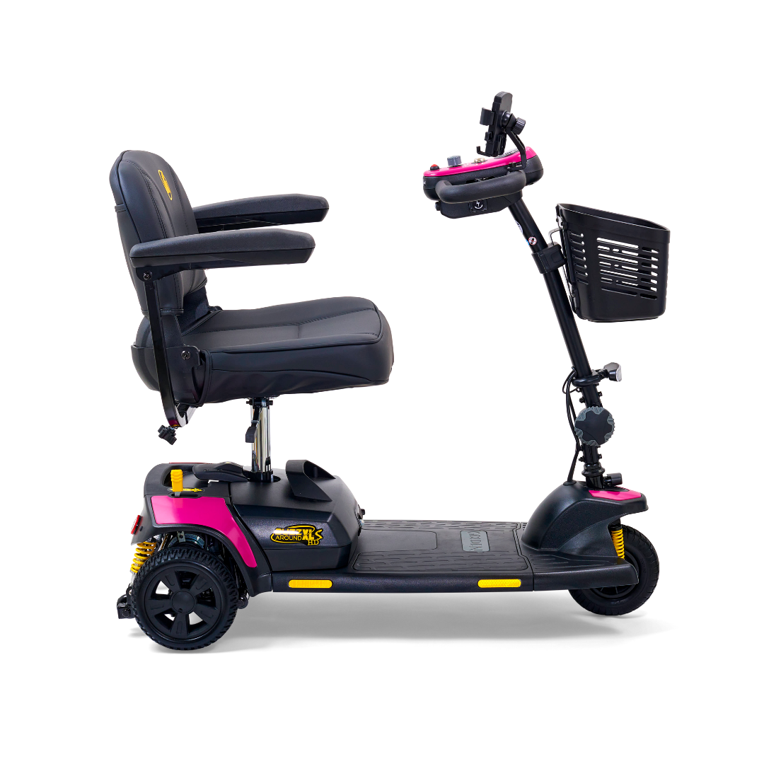 Golden Tech GB121B Buzzaround XLS-HD 3-Wheel Portable Scooter with Suspension - primehubstore.shop Mobility Scooters