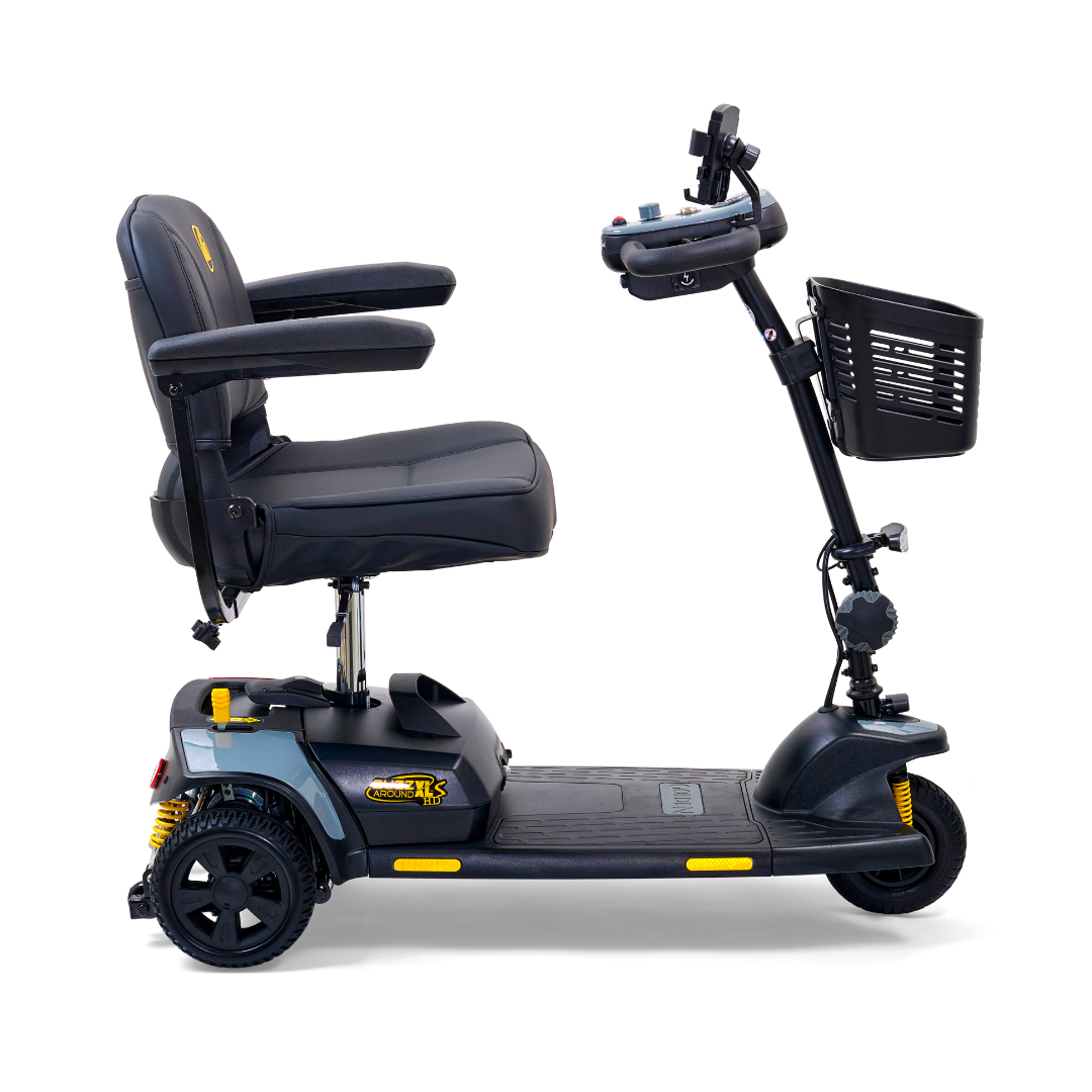 Golden Tech GB121B Buzzaround XLS-HD 3-Wheel Portable Scooter with Suspension - primehubstore.shop Mobility Scooters
