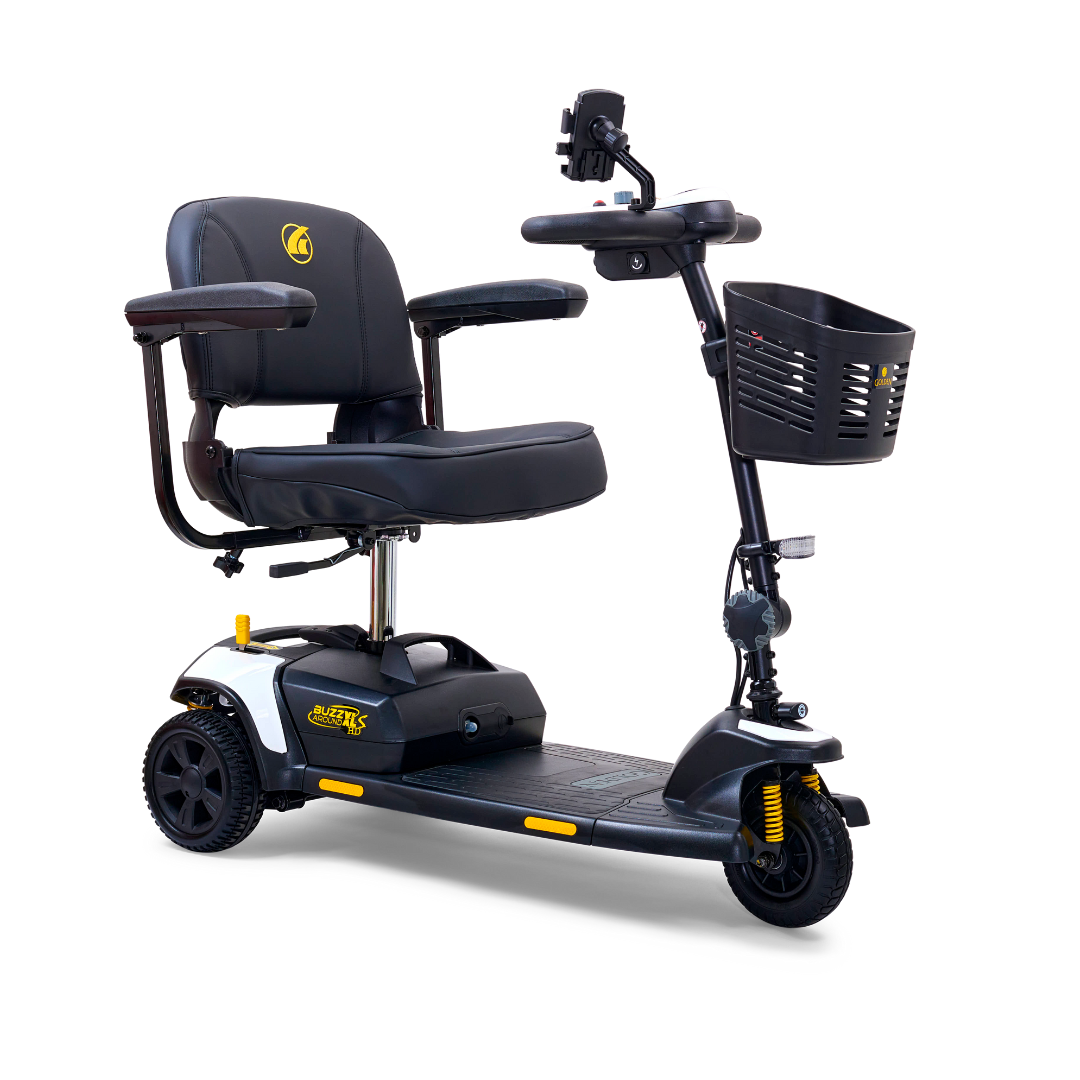 Golden Tech Buzzaround XLS-HD 3-Wheel Portable Scooter with Suspension - primehubstore.shop Mobility Scooters