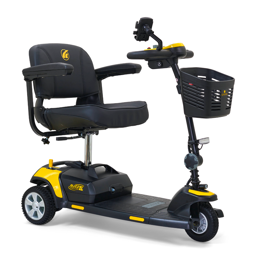 Golden Tech Buzzaround XL 3-Wheel Mobility Scooter - primehubstore.shop Mobility Scooters