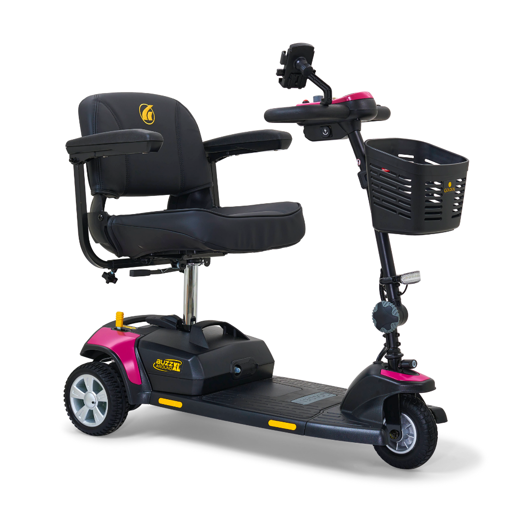 Golden Tech GB121 Buzzaround XL 3-Wheel Mobility Scooter - primehubstore.shop Mobility Scooters