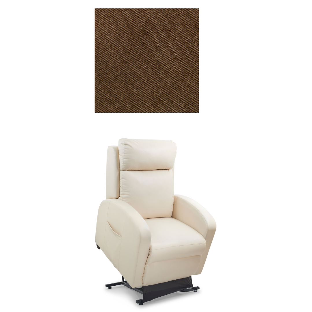 Golden Tech EZ Sleeper PR763 Slim Recliner with Assisted Lift - Hazelnut