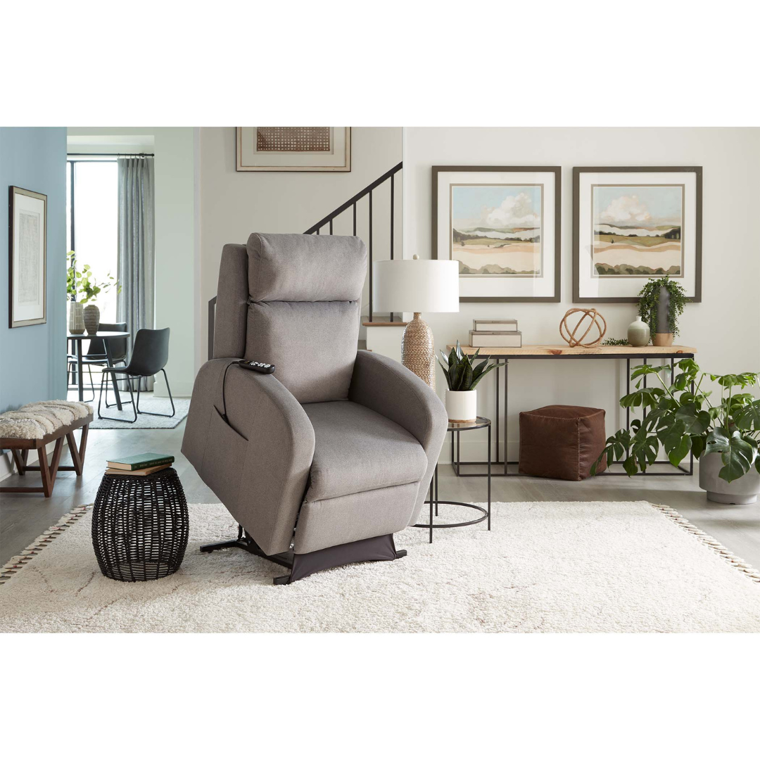 Golden Tech PR763 EZ Sleeper Slim Recliner with Assisted Lift - Brisa Coffee Bean - primehubstore.shop Recliners
