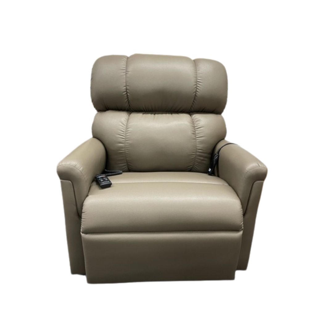 Golden Tech PR531 Comforter Power Lift Recliners - Large & Tall - Iron in seated position