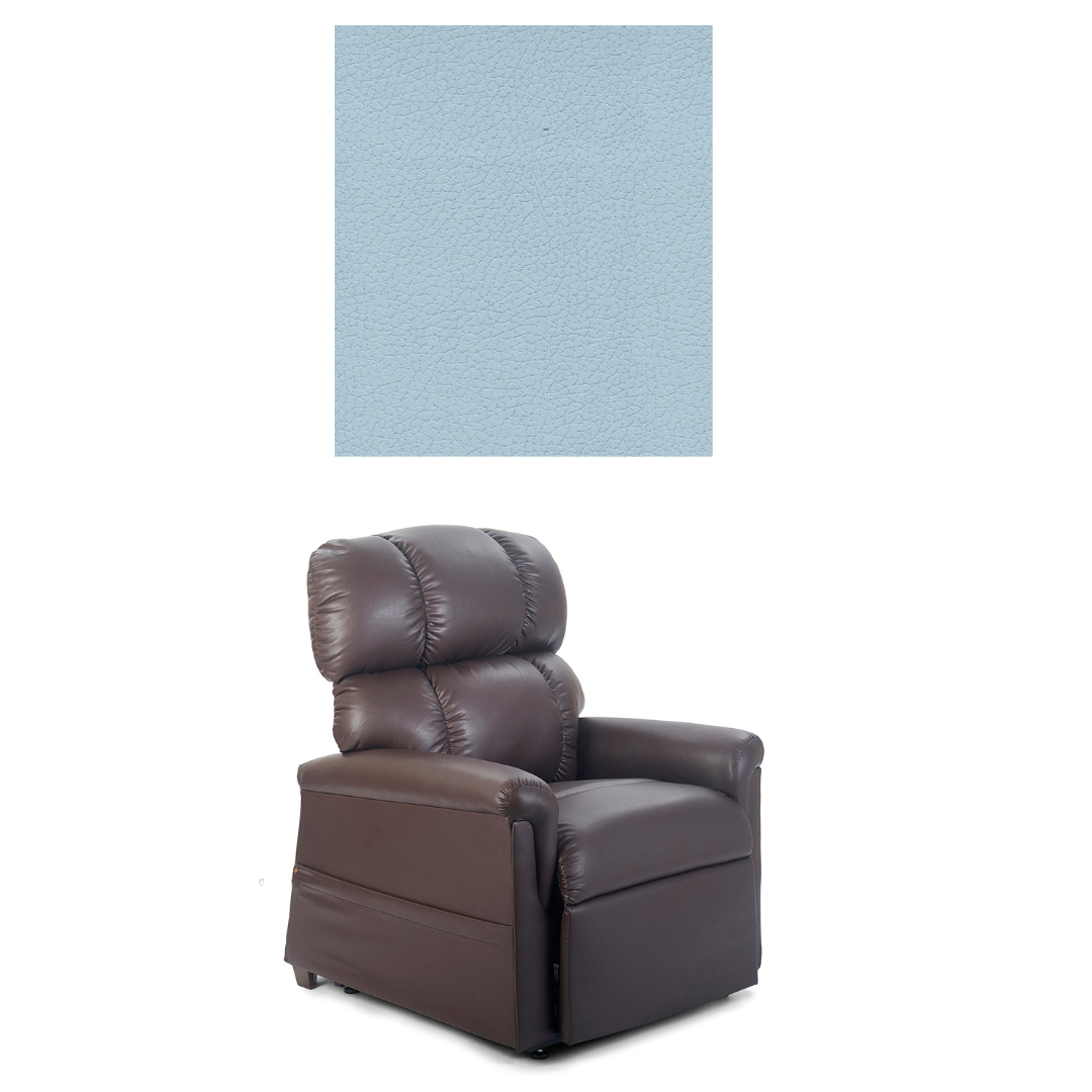 Golden Tech PR531 Comforter Power Lift Recliners - Small & Medium - Sterling Blue