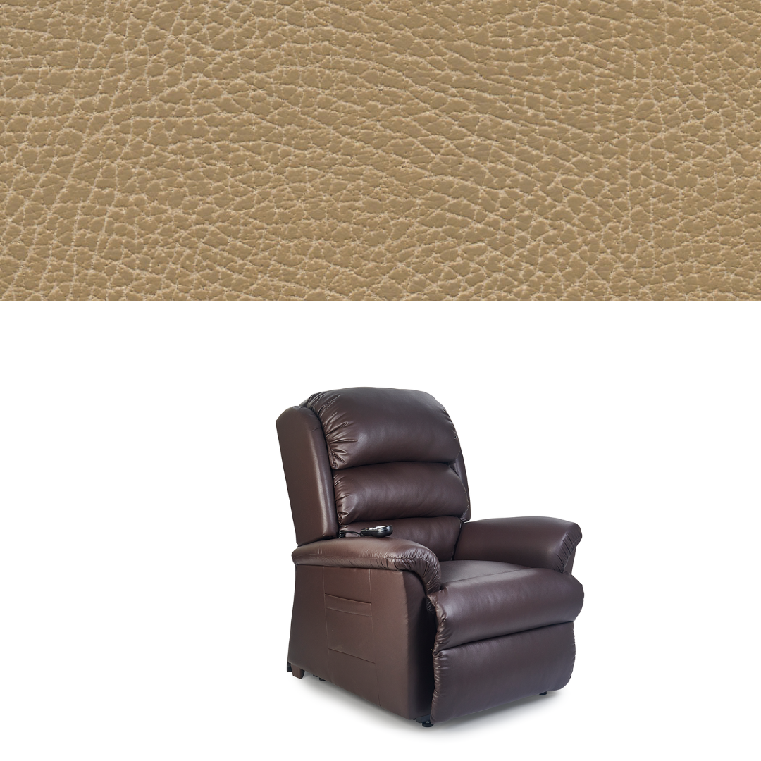 Golden Tech PR766 Relaxer MaxiComfort® Ultimate Recliner with Assisted Lift - Small - Buckskin