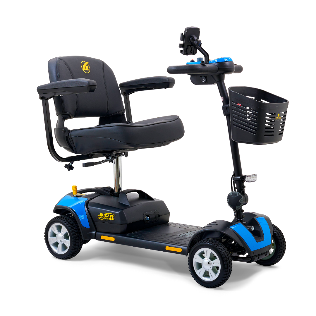 Golden Tech GB124 Buzzaround XL 4-Wheel Long Range Mobility Scooter - primehubstore.shop Mobility Scooters