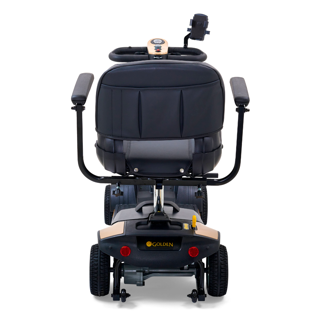 Golden Technologies Buzzaround XL 4-Wheel Long Range Mobility Scooter - Desert Tan