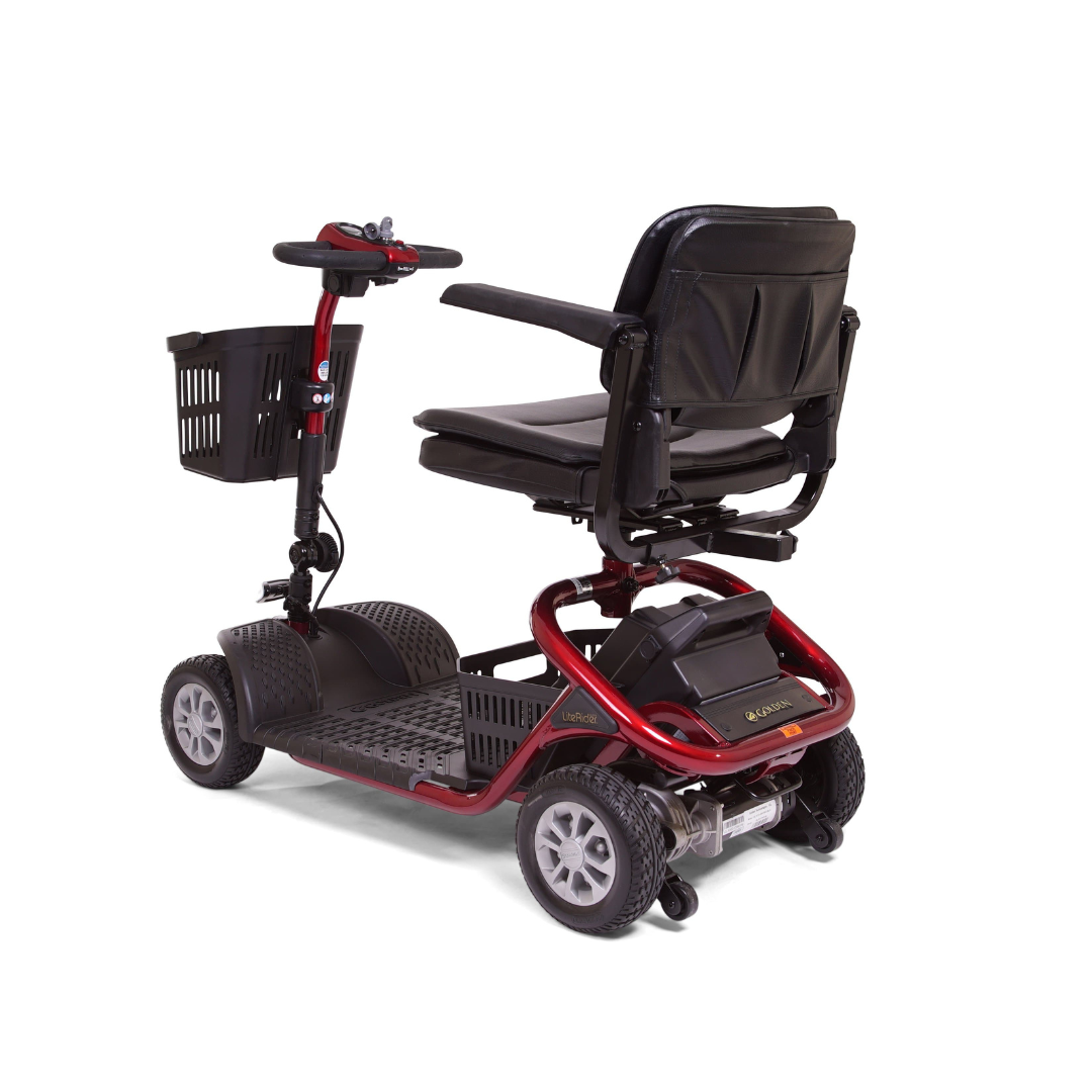 Golden Tech GL141D LiteRider – Lightweight 4 Wheels Travel Scooter - primehubstore.shop Scooters
