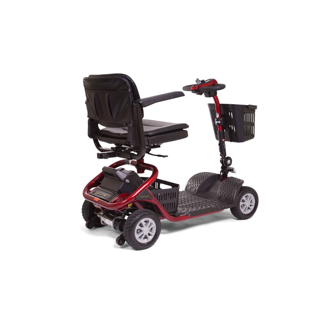 Golden Tech GL141D LiteRider – Lightweight 4 Wheels Travel Scooter - primehubstore.shop Scooters