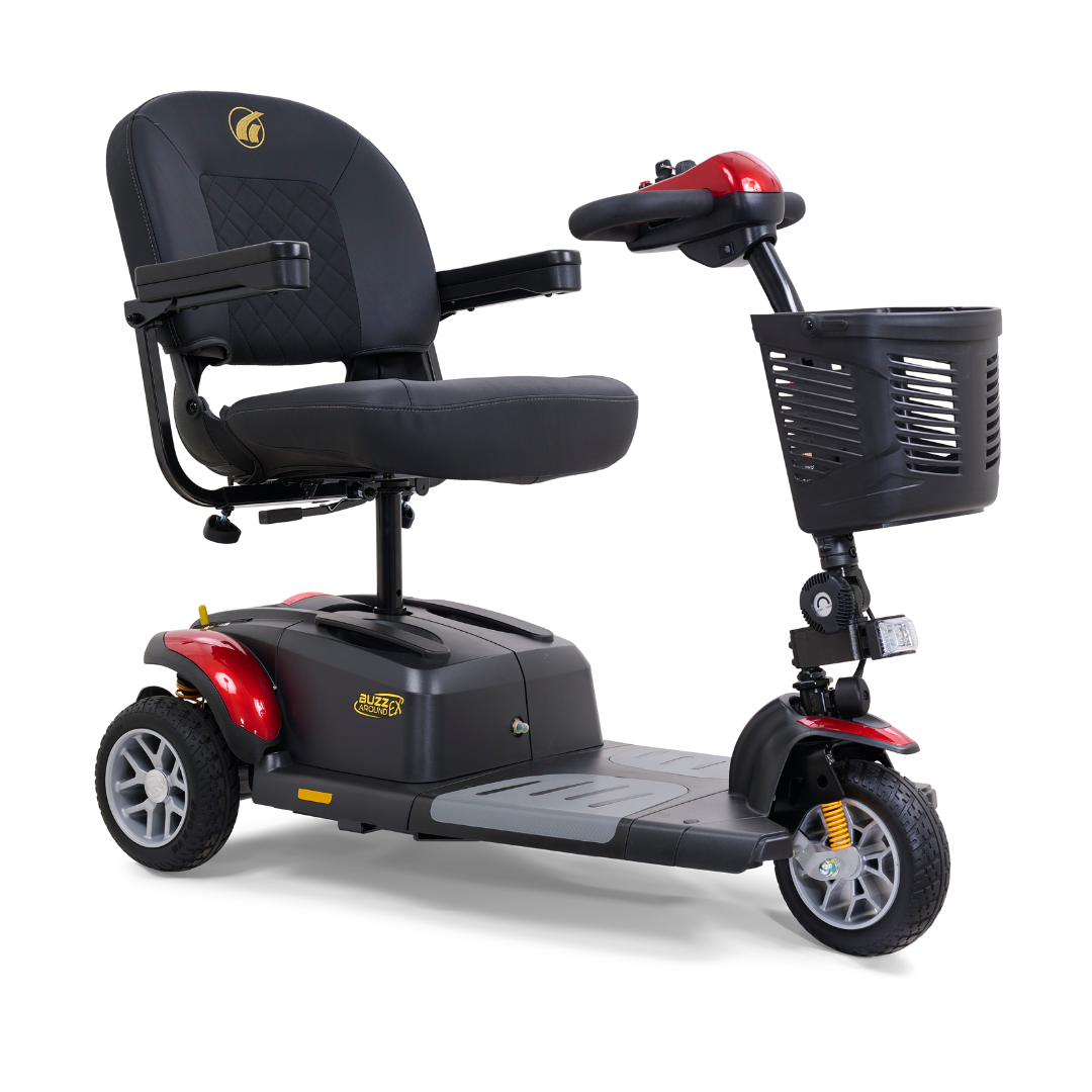 Golden Tech GB118D BuzzAround EX Extreme 3-Wheel Long Range Travel Scooter - primehubstore.shop Scooters